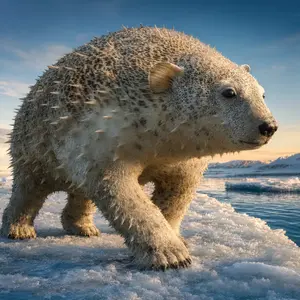 Polar bear + Pufferfish